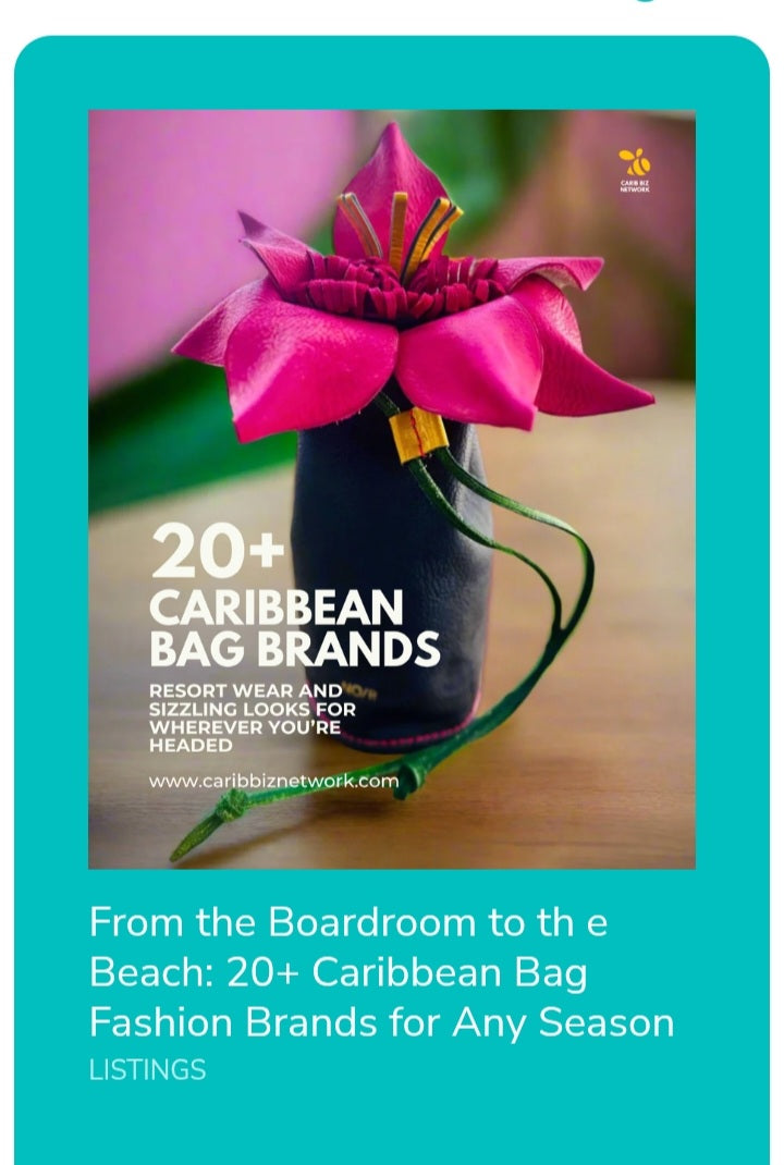 Carib Biz Network features Designs by Fiona Kimberly