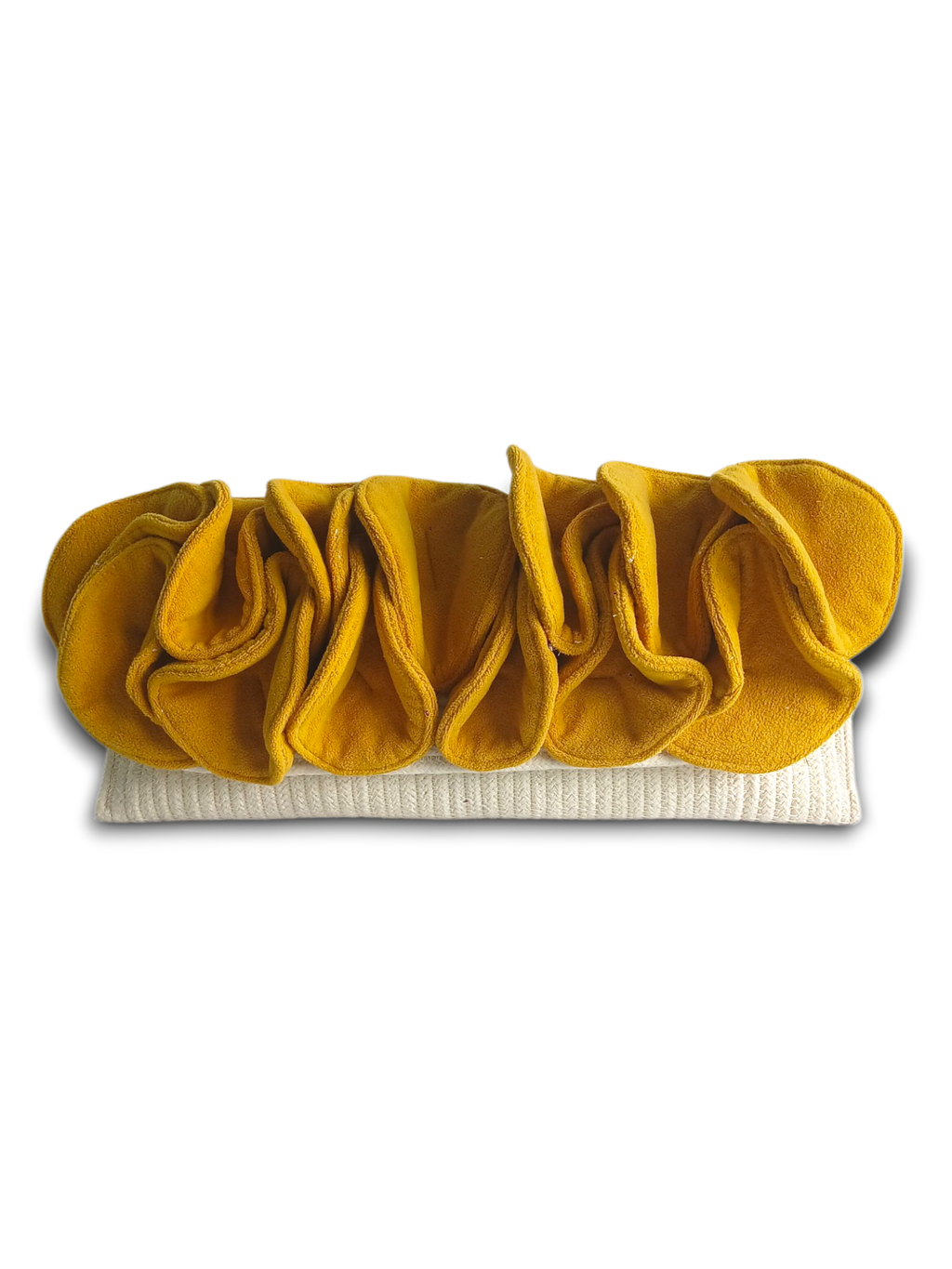 Ophelia Mustard Statement Clutch  Purse