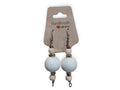 Wood and Gold Artisan Earrings