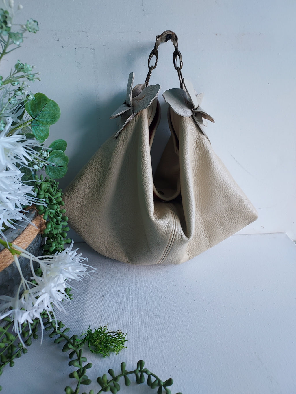 Artisan Limited-edition Italian Leather Swallowtail Butterfly Handbag