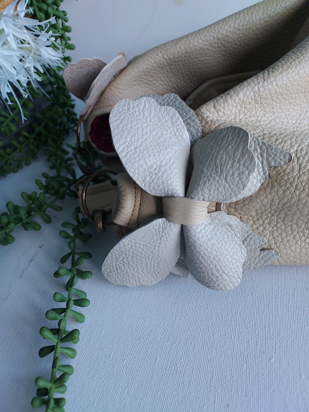 Artisan Limited-edition Italian Leather Swallowtail Butterfly Handbag