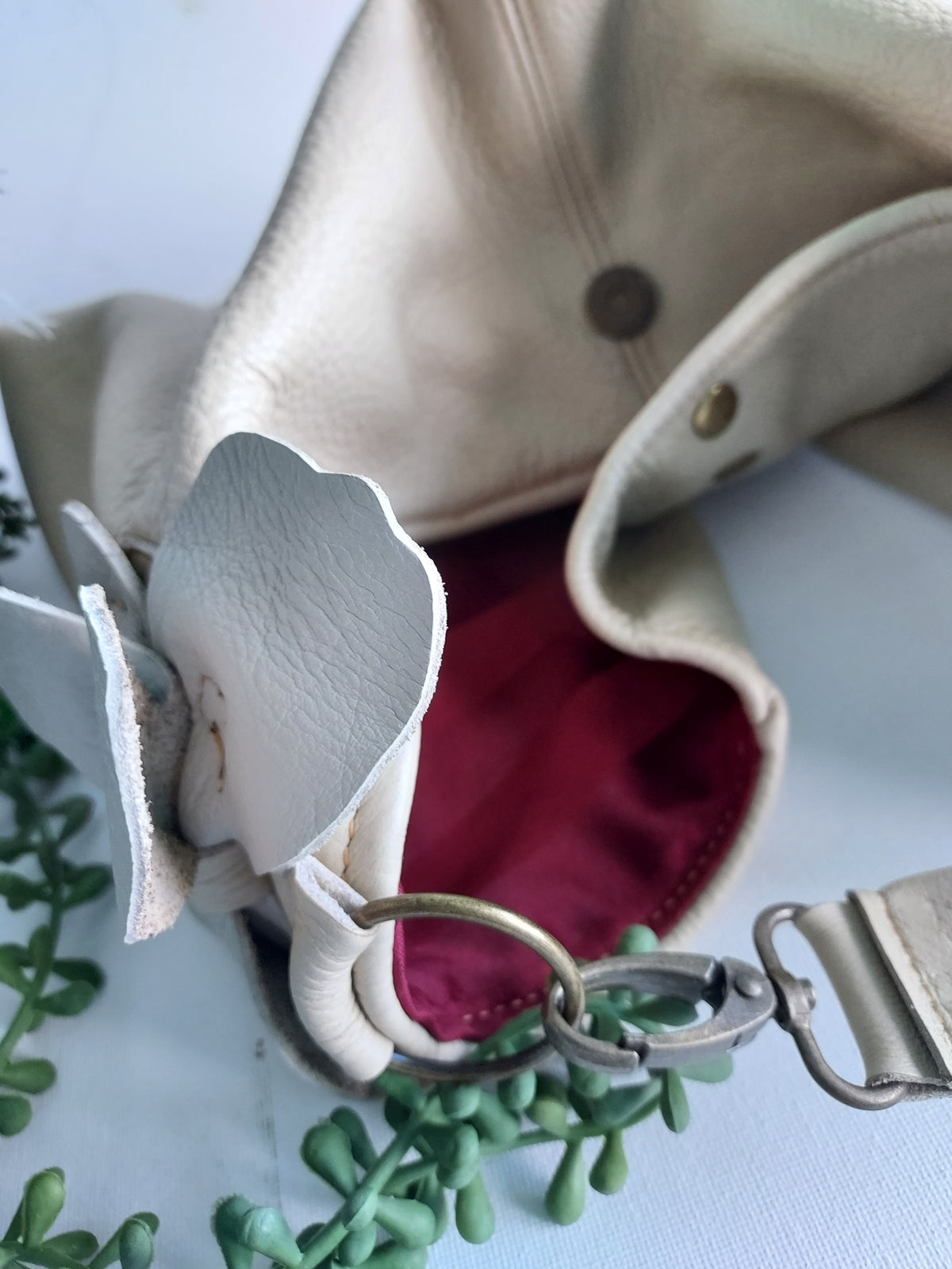 Artisan Limited-edition Italian Leather Swallowtail Butterfly Handbag