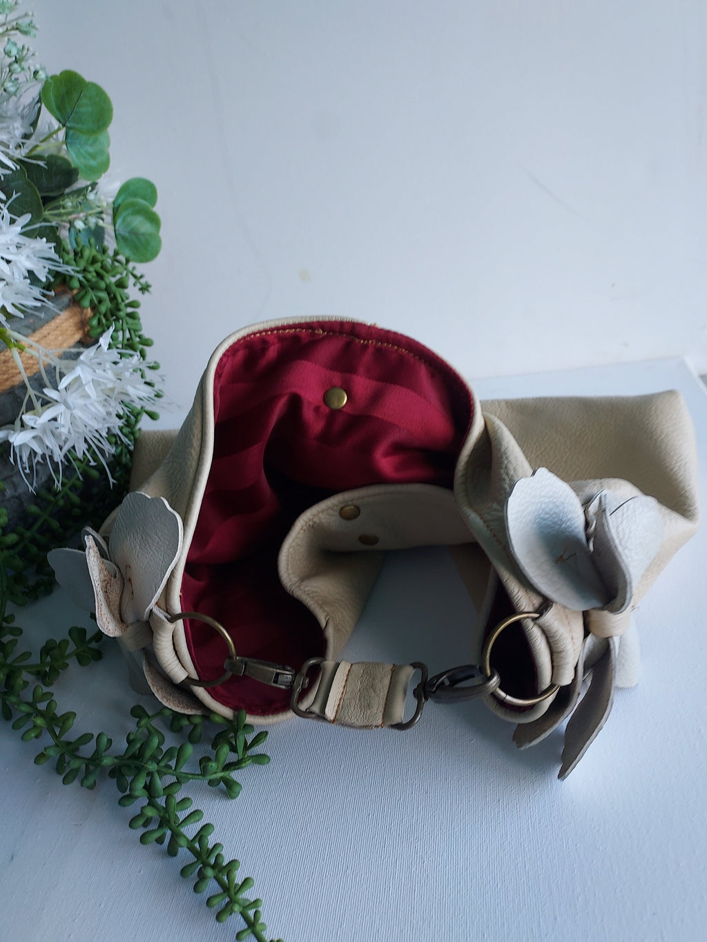 Artisan Limited-edition Italian Leather Swallowtail Butterfly Handbag