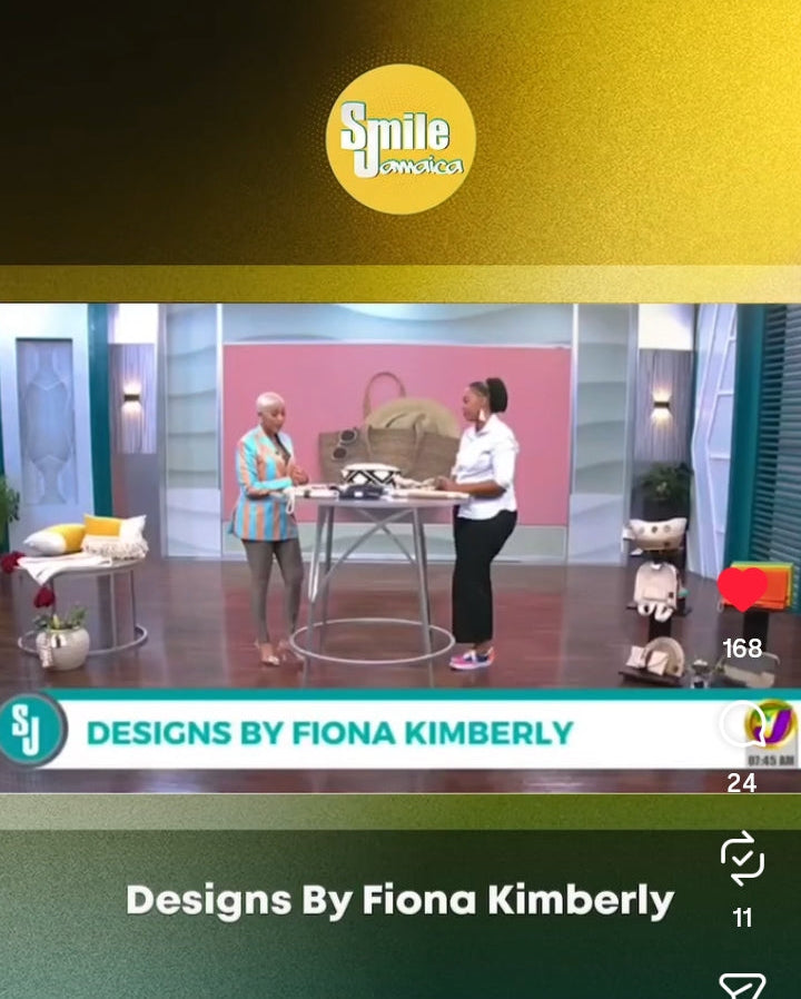 TVJ Girl Power FEATURE Designs by Fiona Kimberly with Debbie Bissoon International TV host featuring our handmade bags and accessories 2026